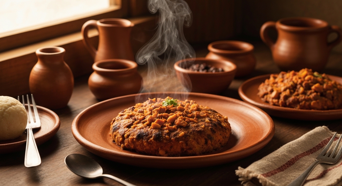 Empanadas colombianas doradas recién salidas del horno en una bandeja de cocina