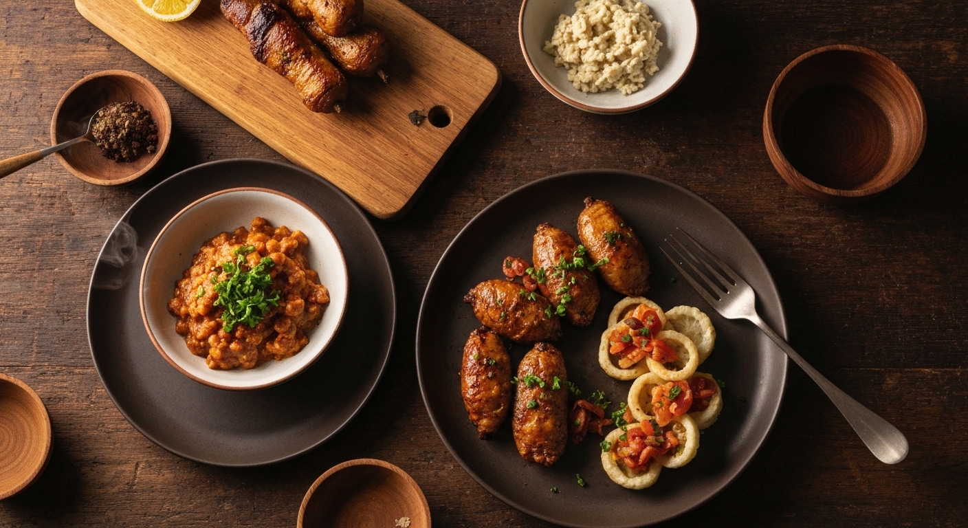 Vegetales asados variados en recipientes de vidrio para meal prep