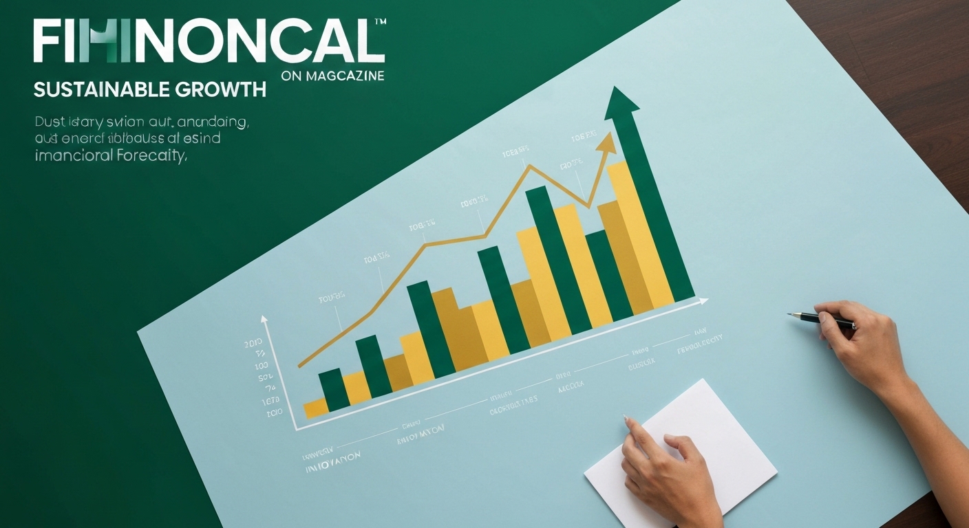 Persona analizando gráficas de crecimiento financiero y ahorro estratégico