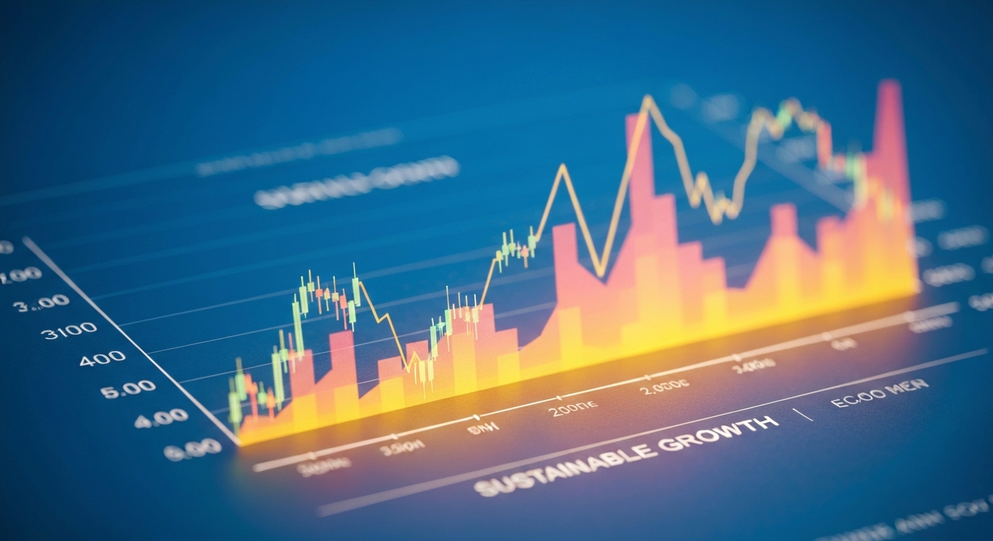Persona analizando gráficos financieros de corto plazo para mejorar su ahorro y crecimiento económico