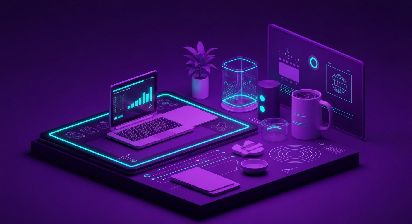 Representación conceptual de un embudo de ventas digital optimizado con inteligencia artificial y análisis de datos.