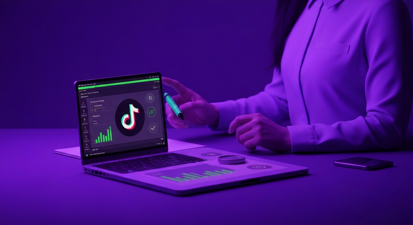 Profesional de marketing analizando datos estratégicos con inteligencia artificial