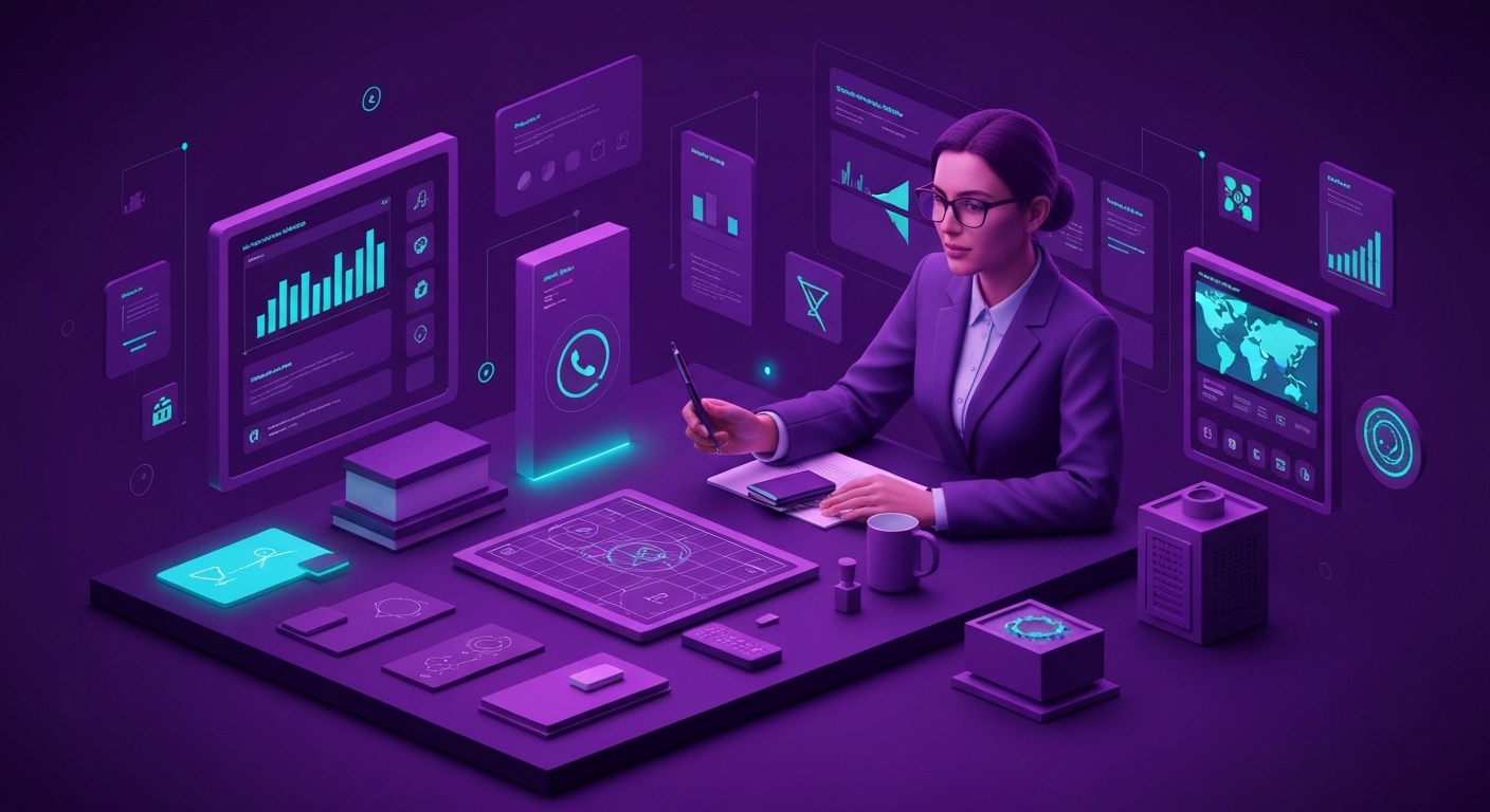 Representación gráfica de un embudo de ventas digital optimizado con algoritmos de inteligencia artificial y automatización.